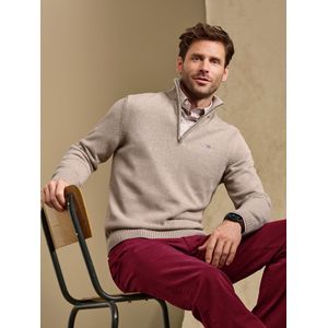 Gebreide schipperstrui Van GANT beige