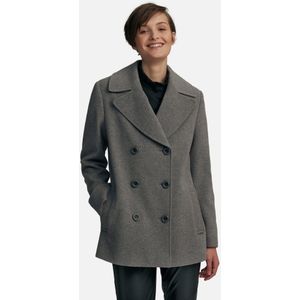 Peter Hahn - Caban - Grijs - 100% Scheerwol