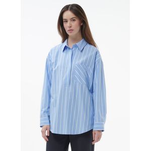 Lange blouse Van Margittes blauw