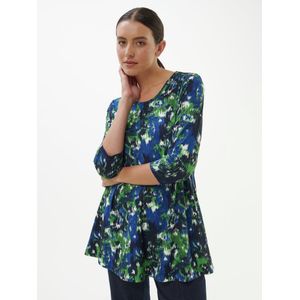 Shirt ronde hals en 3/4-mouwen Van Emilia Lay blauw