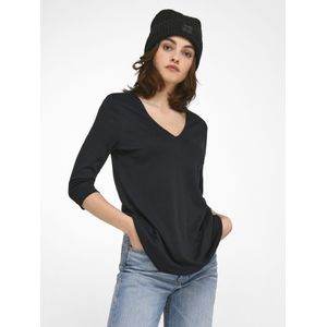 Shirt 100% katoen V-hals Van Efixelle zwart