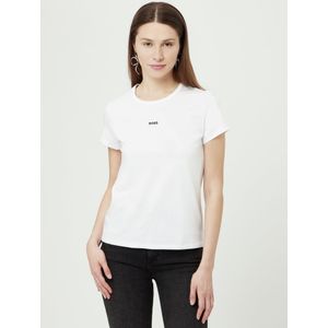 BOSS - Slim-fit T-shirt - Zwart - Biologisch Katoen