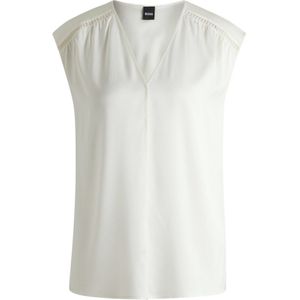 Mouwloze Binadi blouse Van BOSS wit