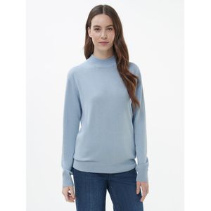 Trui zijde + kasjmier model Sabrina Van Peter Hahn blauw