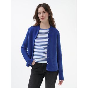 Vest 100% SUPIMA®-katoen Van Peter Hahn blauw