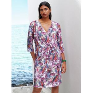 Jersey jurk 3/4-mouwen Van Anna Aura multicolour