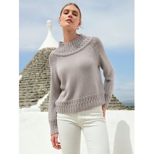 Trui lange mouwen Van Peter Hahn grijs