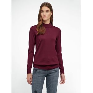 Trui staande kraag, model Gudrun Van Peter Hahn pink