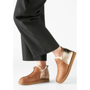 Lammy pantoffels Van Shepherd bruin