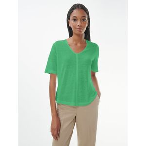 Shirt V-hals Van Peter Hahn groen