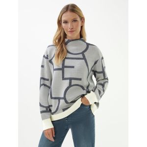 Trui een opstaande kraag Van BASLER beige