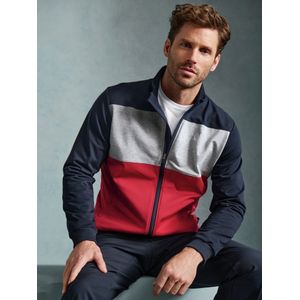 Jersey joggingjack Van Authentic Klein blauw