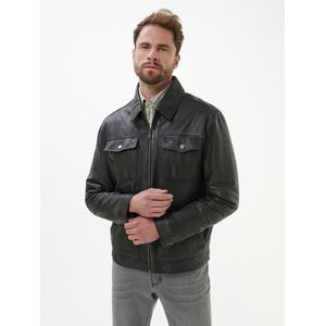 Leren jack Van Louis Sayn zwart