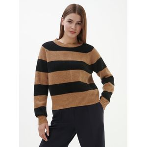 Trui ronde hals Van Peter Hahn bruin