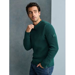 Ronde hals trui Van Joop! Jeans turquoise
