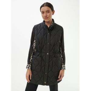 Lange bodywarmer Van Emilia Lay zwart