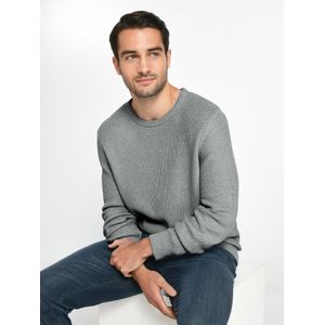 Trui 100% katoen ronde hals Van Louis Sayn groen