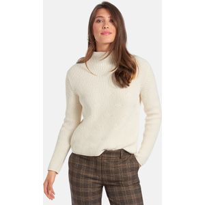 Trui 100% SUPIMA®-katoen Van Peter Hahn wit