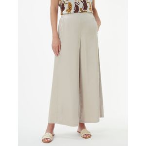 Enkellange Wide Fit-broek Van Peter Hahn grijs