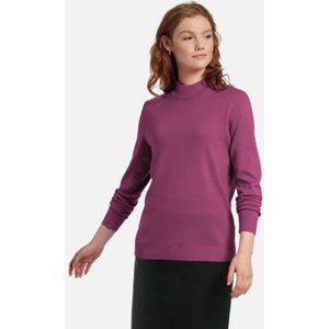 Trui staande kraag, model Gudrun Van Peter Hahn roze