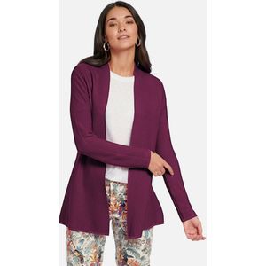 Vest 100% SUPIMA®-katoen lange mouwen Van Peter Hahn paars