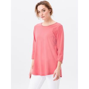 Shirt Ditte 100% katoen ronde hals Van Green Cotton rood