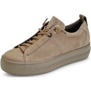 Sneakers kalfsnappaleer Van Paul Green beige