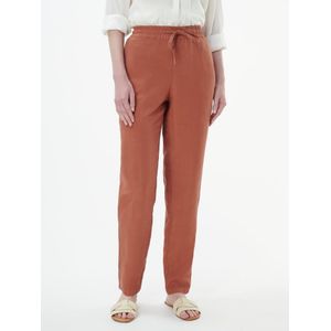 Enkellange broek Van Peter Hahn bruin