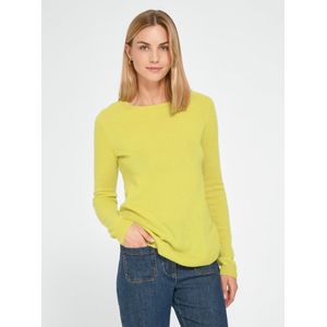 Trui 100% kasjmier ronde hals Van Peter Hahn groen