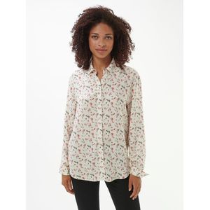 Blouse lange mouwen Van Eterna wit