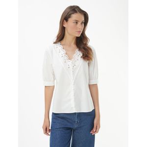 Blouse Van Peter Hahn wit