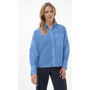 Blouse Van Peter Hahn blauw
