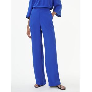Straight Fit-broek Van Peter Hahn blauw