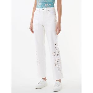 Jeans rechte pijpen Van Uta Raasch wit