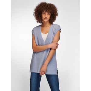 Slip-over 100% scheerwol Van Peter Hahn blauw