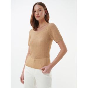 Trui Van Uta Raasch goudkleur