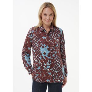 Blouse lange mouwen Van Peter Hahn bruin