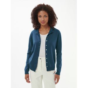 Vest lange mouwen Van Peter Hahn turquoise