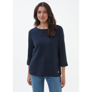 Shirt ronde hals Van Anna Aura blauw