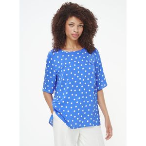 Blouse Van Peter Hahn blauw