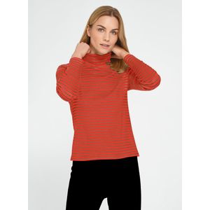 Colshirt lange mouwen Van Peter Hahn oranje