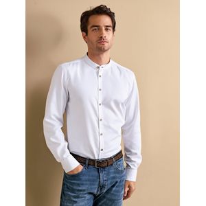 Klassiek folklore-overhemd Van Hammerschmid wit