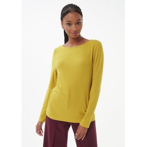 Jersey shirt boothals Van BASLER geel