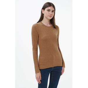 Trui ronde hals Van Peter Hahn bruin