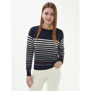 Trui ronde hals 100% SUPIMA®-katoen Van Peter Hahn multicolour