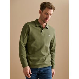 Poloshirt 100% katoen Van GANT groen