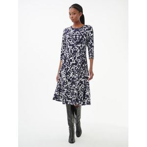 Midi-jersey jurk Van BASLER blauw