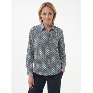 Blouse lange mouwen Van Peter Hahn blauw