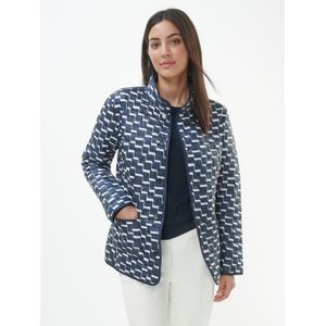 Keerbare, gewatteerde jas Van BASLER blauw