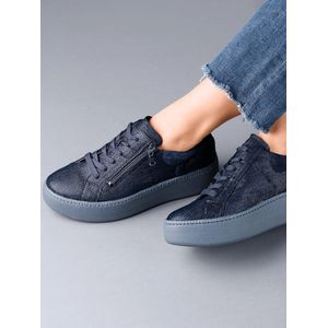 Plateausneakers Nicky Van Waldläufer blauw
